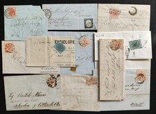 LB8 Curioso LOTTO N. 11 LETTERE FRAMMENTI ANTICHI STATI ITALIANI  qualità mista 