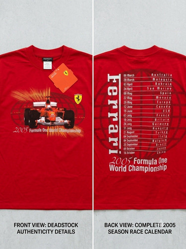 Maglia vintage ferrari - maglia, 2005