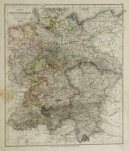 Germania originale incisione - germania,
