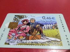 T.A.A.F.  1 Scheda telefonica con chip!! Terre Australi Antartiche Francesi