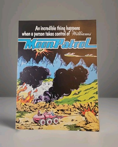 Moon patrol video arcade - moon,