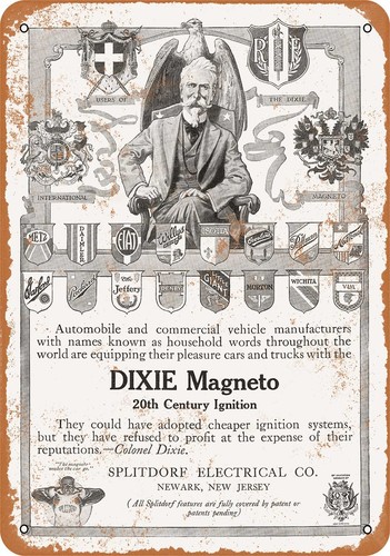 Insegna metallo 1916 - in,