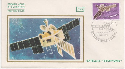 Francia 1976 fdc seta - fdc,