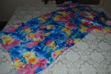 Abito chemisier, Fantasia fiori, Cotone, tg L, Vedi misure, Come nuovo