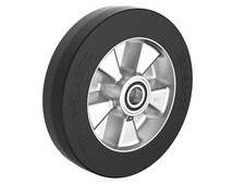 Ruote per carichi pesanti ruota in gomma 250 mm 500 kg ruota grande per carrello trasporto