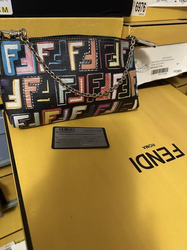 Fendi multicolor pouch - fendi,