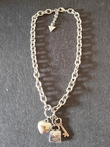 Collana guess con tre ciondoli - guess,