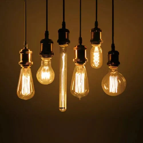 Lampadina vetro filamento luce