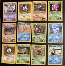Pokemon Lotto Carte Gym Heroes ENG Inglese Pokémon Cards