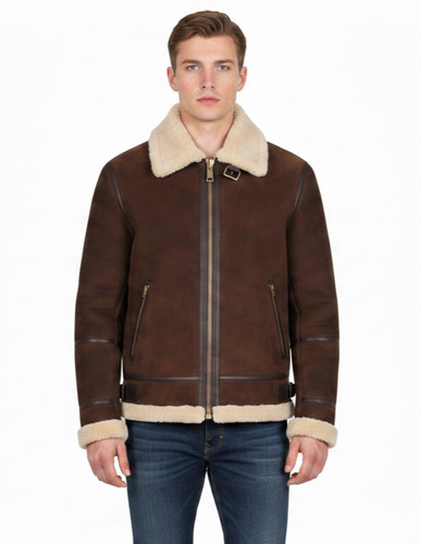 Giacca uomo pelle - , shearling