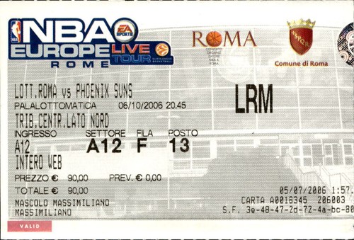 Biglietto nba europe live - nba, tour
