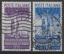 REPUBBLICA 1950 - Conf. internazionale radiodiffusione USATI. Sassone 623-24