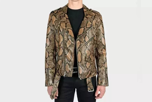Giacca pelle uomo italiana