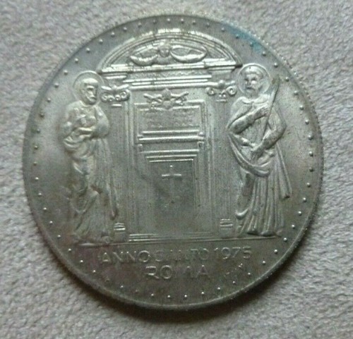 Medaglia papale anno - anno, santo