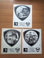1964 LOTTO DI 3 FINA ITALIANA DISTRIBUTORI VINTAGE AD PUBBLICITA