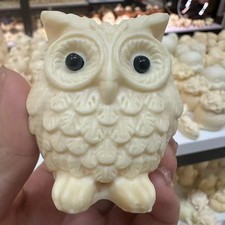 Gufo intagliato noce Tagua