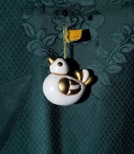 THUN ® 2021 UCCELLINO ADDOBBO NATALE SENZA SCATOLA E CERTIFICATO DA VETRINA