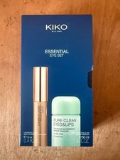 KIKO EYE SET 1 MASCARA RIMODELLANTE CIGLIA E 1 MINI STRUCCANTE BIFASE *NUOVO*