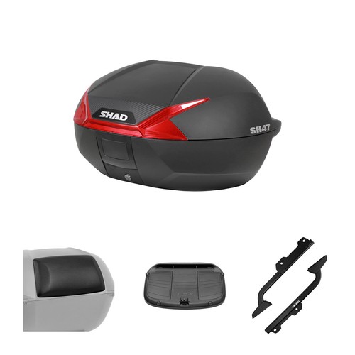 Kit shad bauletto sh47 rosso - kit, +