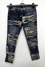 Just Cavalli Donna Pantalone Taglia 28/42 Blu Jeans Cotone Pant Woman Pants