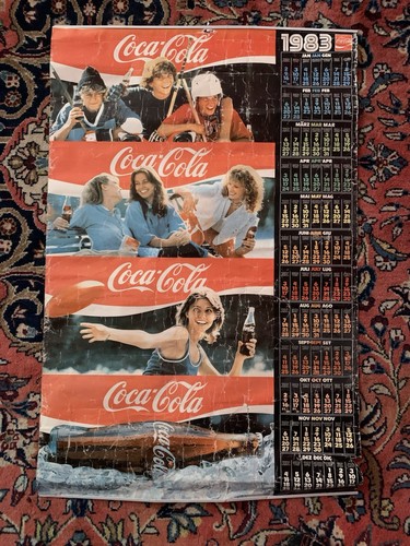 Calendario coca cola 1983 - calendario,