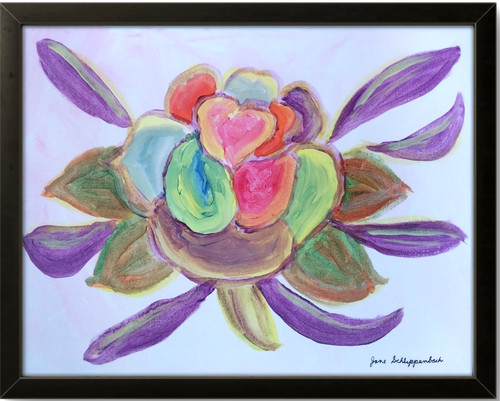 Rosa vibrante 11x14 - , moderna