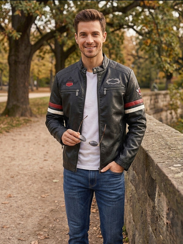 Giacca uomo nera cafe - uomo,