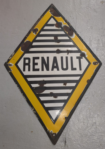 Vintage original large enamel - large,