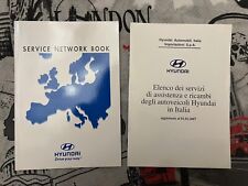 HYUNDAI manuali libretto garanzia servizio assistenza manutenzione programmata