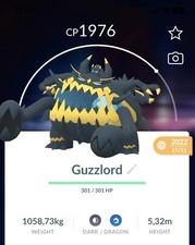 Guzzlord Pokemon gen7 Go