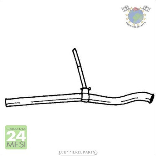 Tubo marmitta collettore - tubo,