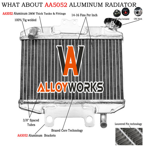 Aluminium radiateur pour honda - aluminium,