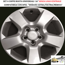 Per OPEL “Disegno Astra ″ Set 4 Copricerchi Coppe 16” Universali (SENZA LOGO)