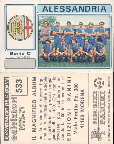 Calciatori panini 1976 - calciatori, *