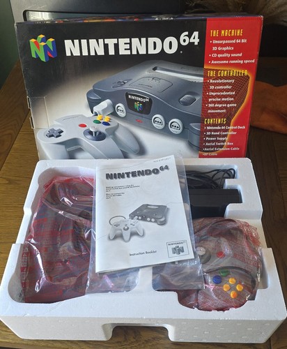 Console n64 nintendo boxata - n64,