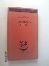 E.M. Cioran Il demiurgo