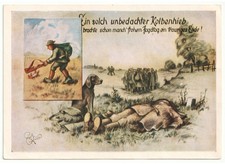 cartolina scena di caccia
