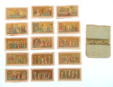 SANTINI figurine 15 MISTERI DEL ROSARIO Soc. Saint-Augustin A. Leclercq Lille