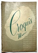 Rivista di Moda - Croquis Mamu - Eté 1947 Figurini