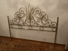 Letto : testata in ferro battuto