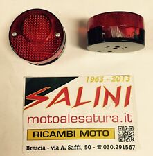 FANALINO POSTERIORE DOPPIA LUCE TARGA MOTO ENDURO REGOLARITA' ANNI 60/70 6,5 CM