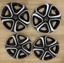4 platto copricerchi Coprimozzo Citroen C3, C4 originali usati 16 pollici