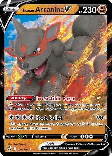 Hisuian arcanine 090 195 - v,