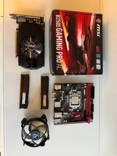 mainboard B250I+scheda video GTx1050ti + CPU G 4560 +2 moduli  8+8 gb ram DDR4 