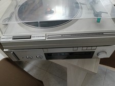 stereo vintage piatto attrazione a cinghia Pioner amplificatore AKAI casse Thoms