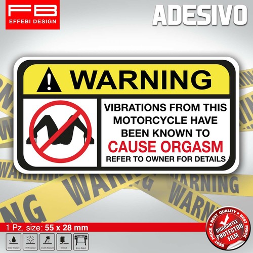 Adesivo sticker warning - sticker,