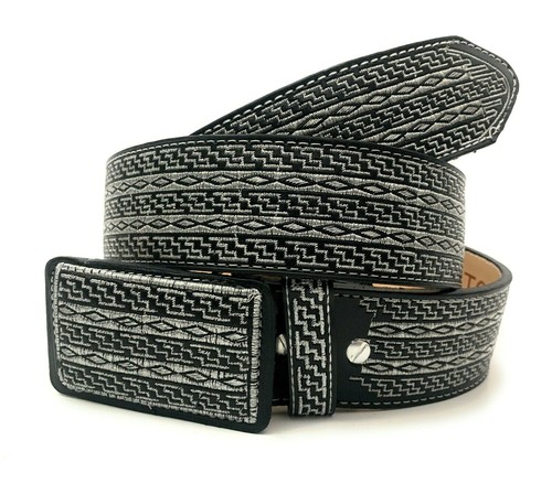 Cinto charro bordado hilo - charro,