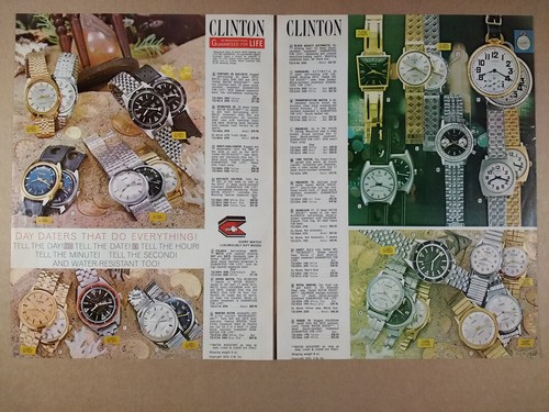 1971 clinton orologi - orologi, diver