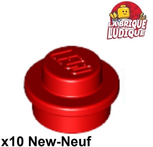 Lego 10x plate round - 10x, plaque