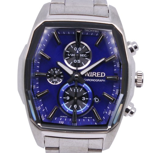 Orologio cronografo blu seiko - blu,